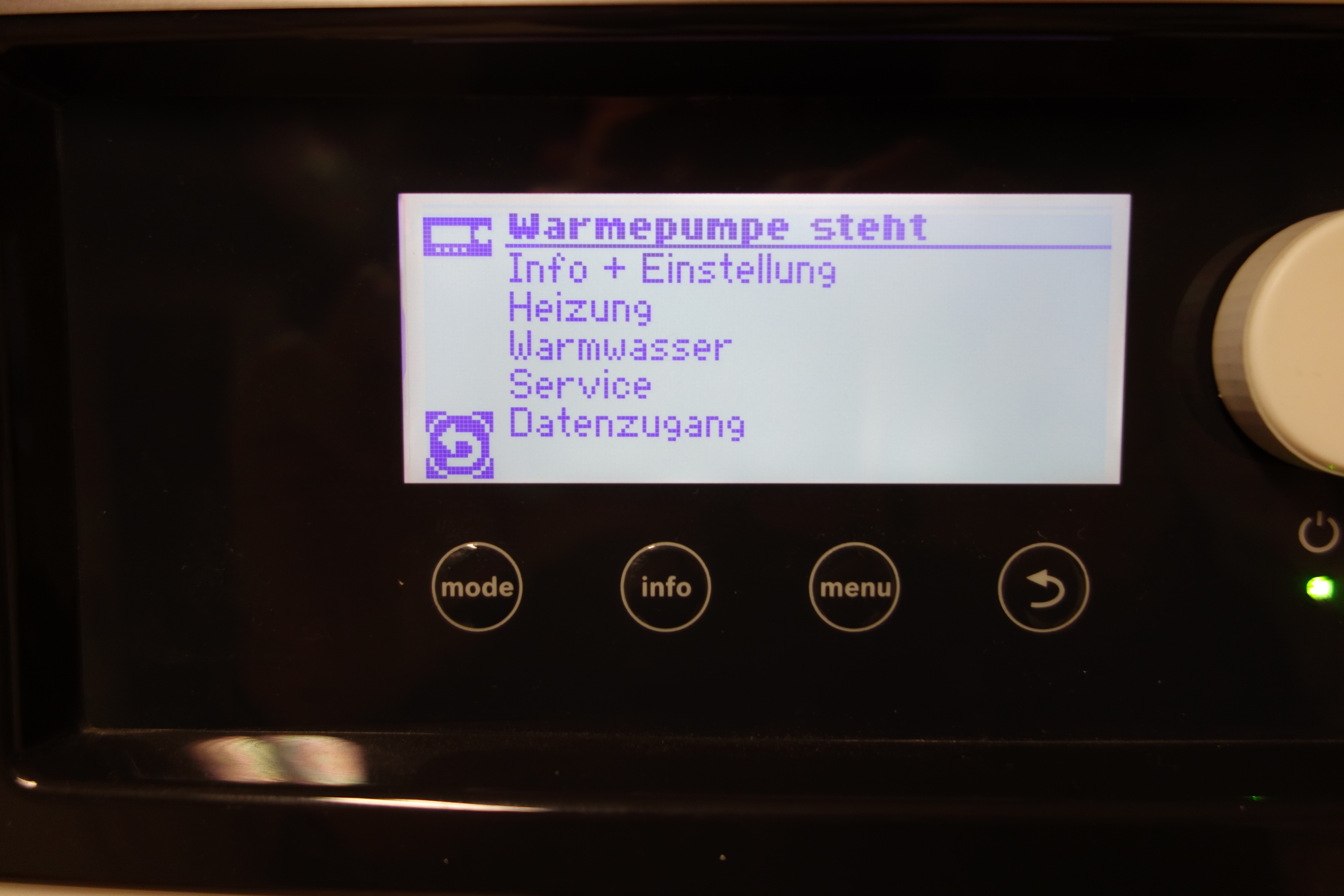 Bild 5: Menüpunkt “Service” auswählen