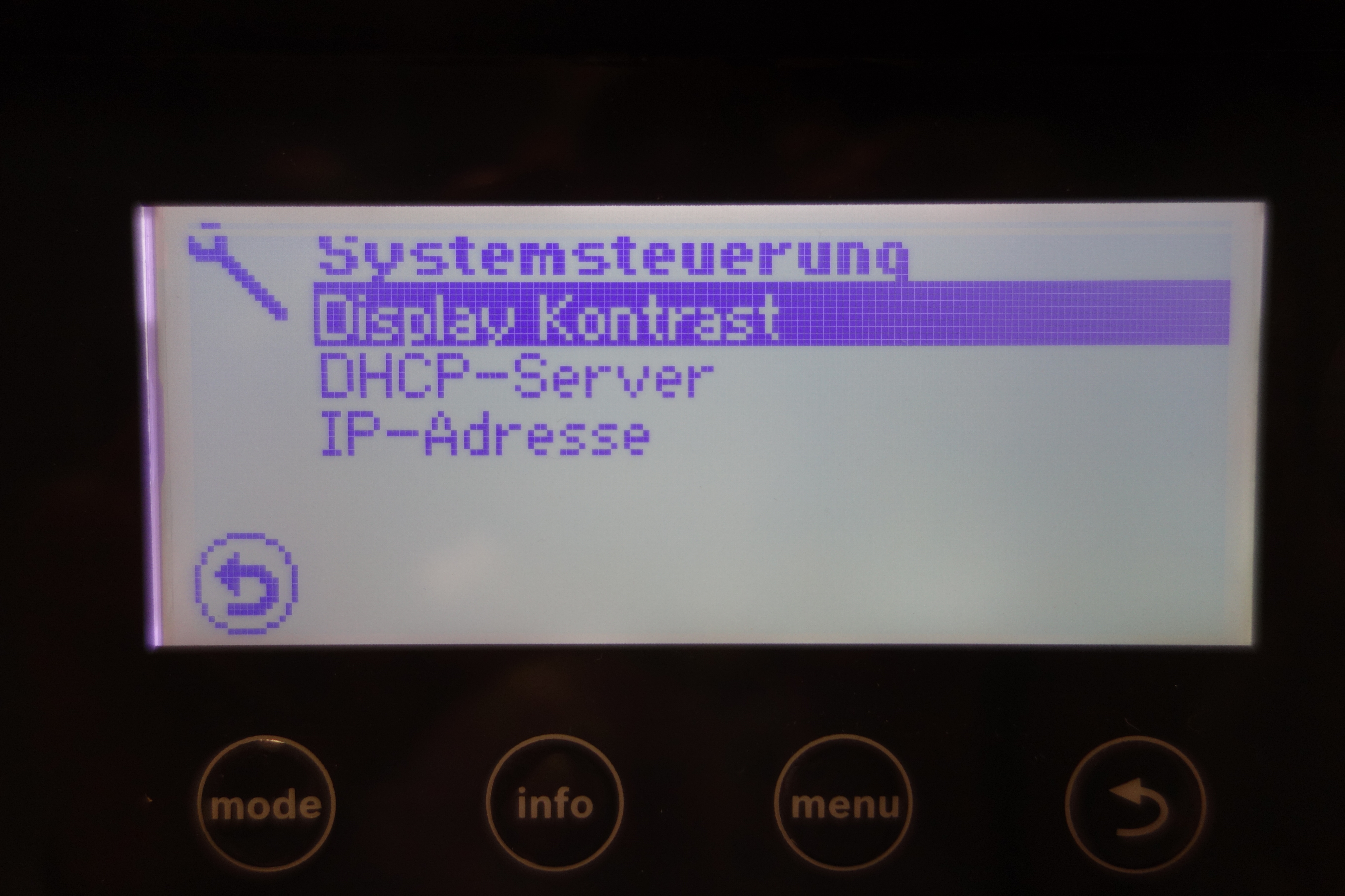 Bild 11: Menüpunkt DHCP-Server auswählen
